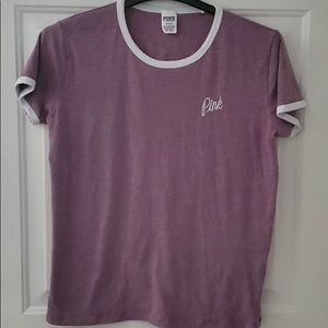 2 vs pink small shirts